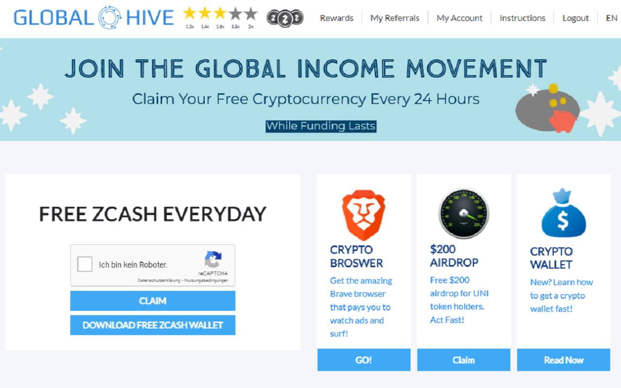 Screenshot Globalhive
