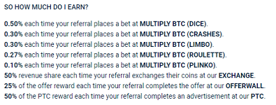 Referral Program at Faucetpay