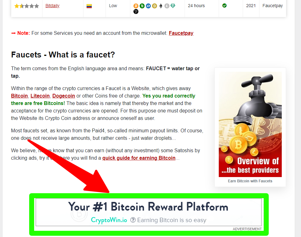 Horizontal Adverting